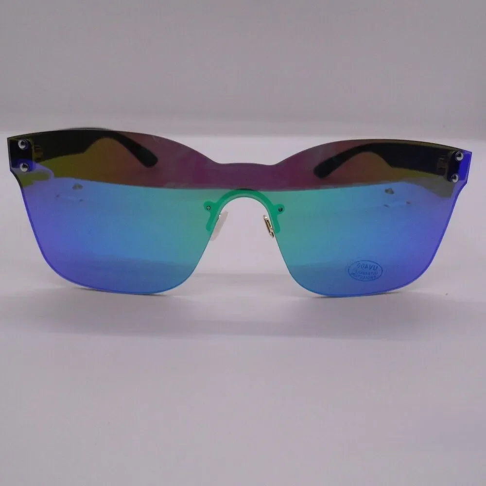 Unbranded Women's White and Black Sunglasses
